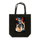 qnote_catsのりぼん_おやつ Tote Bag