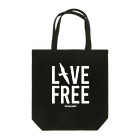 ikinagraphieのLIVE FREE Tote Bag