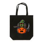 ナチュラルサトシのめへのスケアクロウとジャック・オー・ランタン Tote Bag