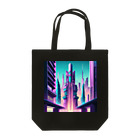 のんびりアート工房のサイバーパンク都市 Tote Bag