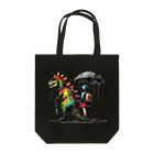 PALA's SHOP　cool、シュール、古風、和風、の恐竜と少女　Ⅱ Tote Bag