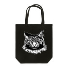 魚谷 彩の猫のポーちゃん（白ふち） Tote Bag