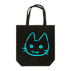 武者小路夕桐の水色猫 Tote Bag