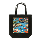 日本の風景 COOL JAPANの日本庭園の錦鯉　Japanese garden and Nishikigoi Tote Bag