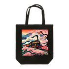 日本の風景 COOL JAPANの日本の風景:SL 蒸気機関車、 Japanese senery: steam locomotive Tote Bag