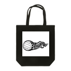 【volleyball online】の火を纏ったバレーボールの瞬間 Tote Bag