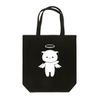 MochiMochi SHOPの白猫天使こむぎちゃん（全身） Tote Bag