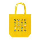 HIGARI BLUEの日本の蝶 Butterflies of Japan 1（本州、四国、九州  Honshu, Shikoku, Kyushu）★英名、和名、学名 [ライトカラー] Tote Bag