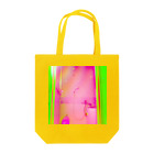 NEON LIGHT STARSの桃色シャワー/バナナグリーンドア トートバッグ