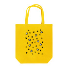 ヨープキャンが気になったのケロっ子 パターン ブラック Tote Bag