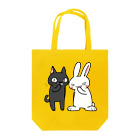 シシシFRIENDSのシシシうさぎ&シシシくろねこ Tote Bag