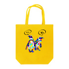 meiroのカラフルなペンギン_黒文字ver Tote Bag