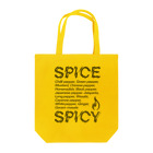 LONESOME TYPE ススのSPICE SPICY（Diagonal） トートバッグ