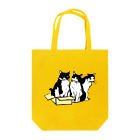 猫竹（nekotake)の箱に入りたい白黒猫たち Tote Bag