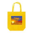 日々好日屋2号店の田んぼと夕焼け Tote Bag