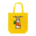 kazeou（風王）のRABBIT＆CAROTTE(STAND UP) Tote Bag