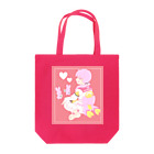 柔術やノーギTシャツのお店の女の子と意識高い系のウサギさん Tote Bag