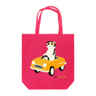 Quatre Illustrationのネコがのってみた♬ 01-1.ペダルカー Tote Bag