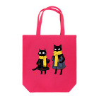 Lapis SHOPの黒猫夫婦のお買い物 Tote Bag