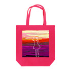 シンプルなグッズ やこ屋の夕色の彼女 Tote Bag