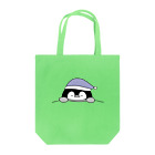 ちょこぺんのねむねむペンギン ブルー Tote Bag