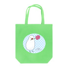 Cocotte Mottoのコスモスと文鳥 Tote Bag