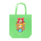 ほっこり絵描きあきこのガーリーちーちゃん Tote Bag