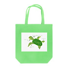 るんるんこぶたのかめとかめの説明 Tote Bag