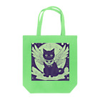 宇宙黒猫キョロちゃんの宇宙黒猫キョロちゃん(チョコミント) Tote Bag