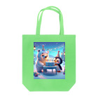 morito-suzuriのシロくんとピンくん Tote Bag