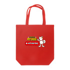 CARTOON PETDOGSの【1101F】C･PETDOGS『White Shiba Female』トートバッグ Tote Bag