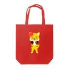 狐のお絵描きの店の推し活チベスナ(赤担当) トートバッグ