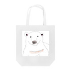 お花屋さんのしろくま Tote Bag