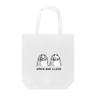 ぴすぴすのOPEN AND CLOSE Tote Bag