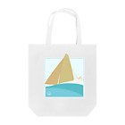 Blue Ocean Artのセーリングヨット Tote Bag