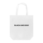 BLACK AND GRAYのBLACK AND GRAY Tote Bag