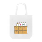 鳥若麻呂の補修された鳥形 Tote Bag