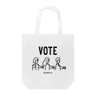 投票所はあっち→プロジェクトのVOTEトート (シンプル版) トートバッグ