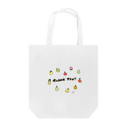 rukappleのサンキューフルーツたち　Thank you Grateful Lovely Fruit Tote Bag