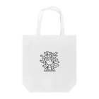 Ikarus ギリシャ神話の芸術のメデューサかわいい顔ヘビハロウィーン Tote Bag