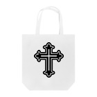 QUQU_WORKSの十字架 クロス 御守り ブラック Tote Bag