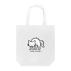 ハナイとトンのドット絵の猫（白・威嚇） Tote Bag