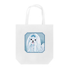 ANNATENのmaltese tote bag / black Tote Bag