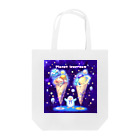 星屑屋魔法雑貨店のPlanet icecream Tote Bag