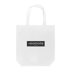 eomoteのeomoteのシンプルなロゴ（背景文字）が入ったトートバッグ（白） Tote Bag