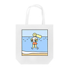 野花の𝙂𝙞𝙧𝙡 𝙞𝙣 𝙩𝙝𝙚 𝙎𝙚𝙖 Tote Bag