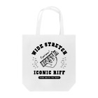 QROOVYのギターリフ WIDE STRETCH BK Tote Bag