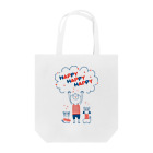 8anna storeのHAPPY HAPPY HAPPY！上を向いて笑おう！夏バージョン Tote Bag