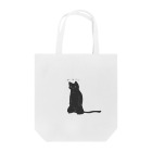 ネコのラクガキの洒落猫(トートバッグ) Tote Bag