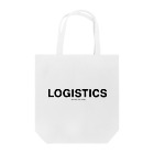 LOGISTICS by Merry LogisticsのLOGISTICS BLACK LOGO トートバッグ